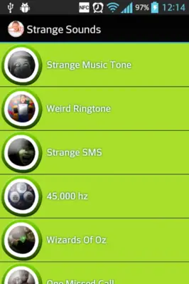 Strange Sounds android App screenshot 5